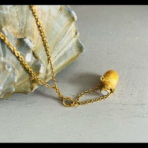 Egg-Shaped Pendant With Chain. Faberge inspired.